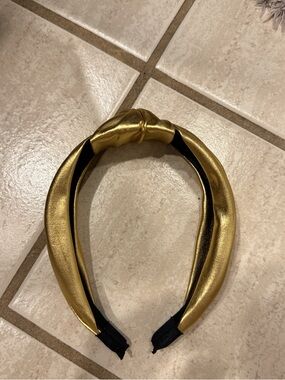 Gold Knot Headband for Women - Metallic Accent